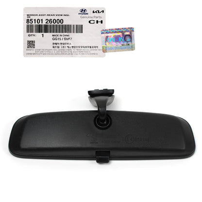 GENUINE REAR View Inside Mirror for 2001-2016 Hyundai Kia OEM 8510126000