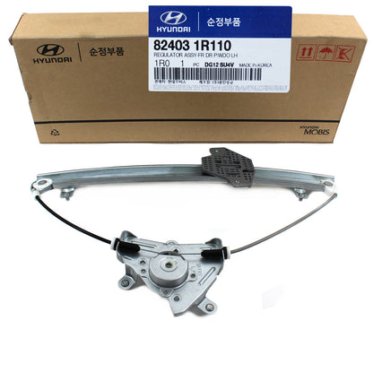 GENUINE Window Regulator FRONT DRIVER for 2012-17 Hyundai Accent OEM 824031R110
