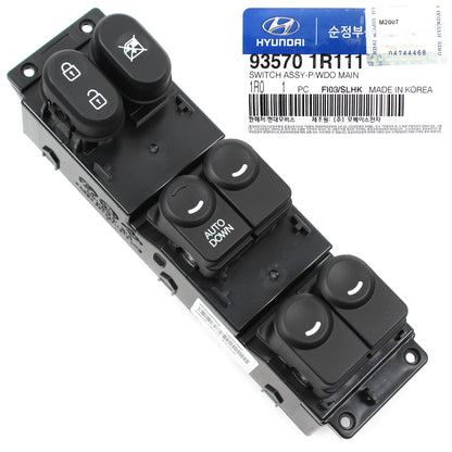 GENUNE Power Window Switch FRONT LEFT DRIVER for 12-17 Hyundai Accent 935701R111