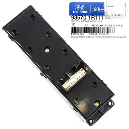 GENUNE Power Window Switch FRONT LEFT DRIVER for 12-17 Hyundai Accent 935701R111