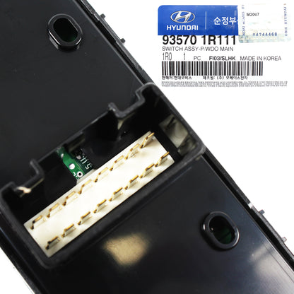 GENUNE Power Window Switch FRONT LEFT DRIVER for 12-17 Hyundai Accent 935701R111