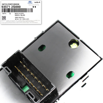 GENUINE Main Power Window Switch Auto Down for 10-15 Hyundai Tucson 935712S000