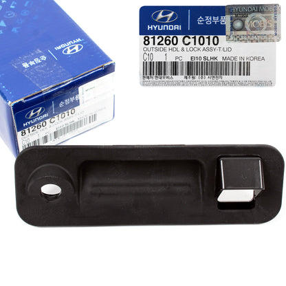 GENUINE Outside Trunk Lid Lock Handle for 2015-2017 Hyundai Sonata 81260C1010