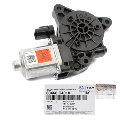 GENUINE Power Window Motor REAR RIGHT PASSNGR for 16-20 Kia Optima 83460D4010