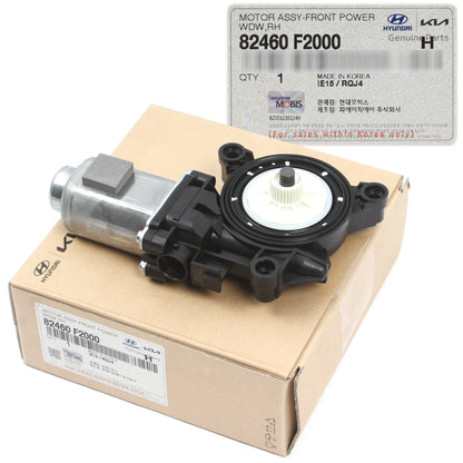 GENUINE Front Power Window Motor RIGHT for 2017-20 Hyundai Elantra 82460F2000
