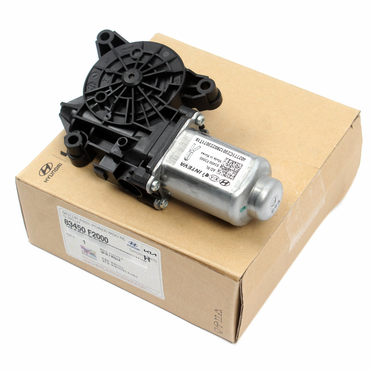 GENUINE REAR Window Motor LEFT Side for 2017-2020 Hyundai Elantra 83450F2000