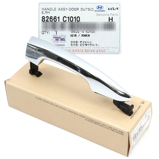 GENUINE Outside Door Handle Chrome RIGHT for 2015-2019 Hyundai Sonata 82661C1010