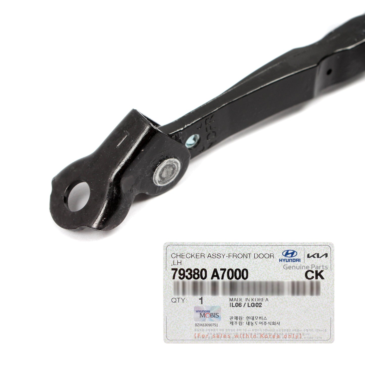 GENUINE Front Door Check LEFT DRIVER for 2014-2018 Kia Forte Forte5 79380A7000