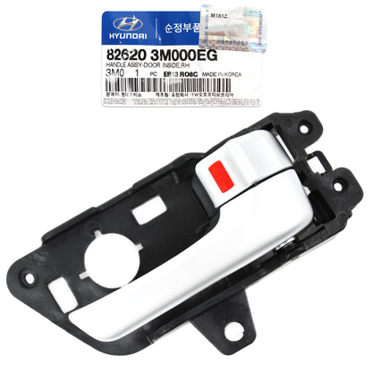 GENUINE INSIDE DOOR HANDLE RIGHT for 2009-2014 HYUNDAI GENESIS OEM 826203M000EG