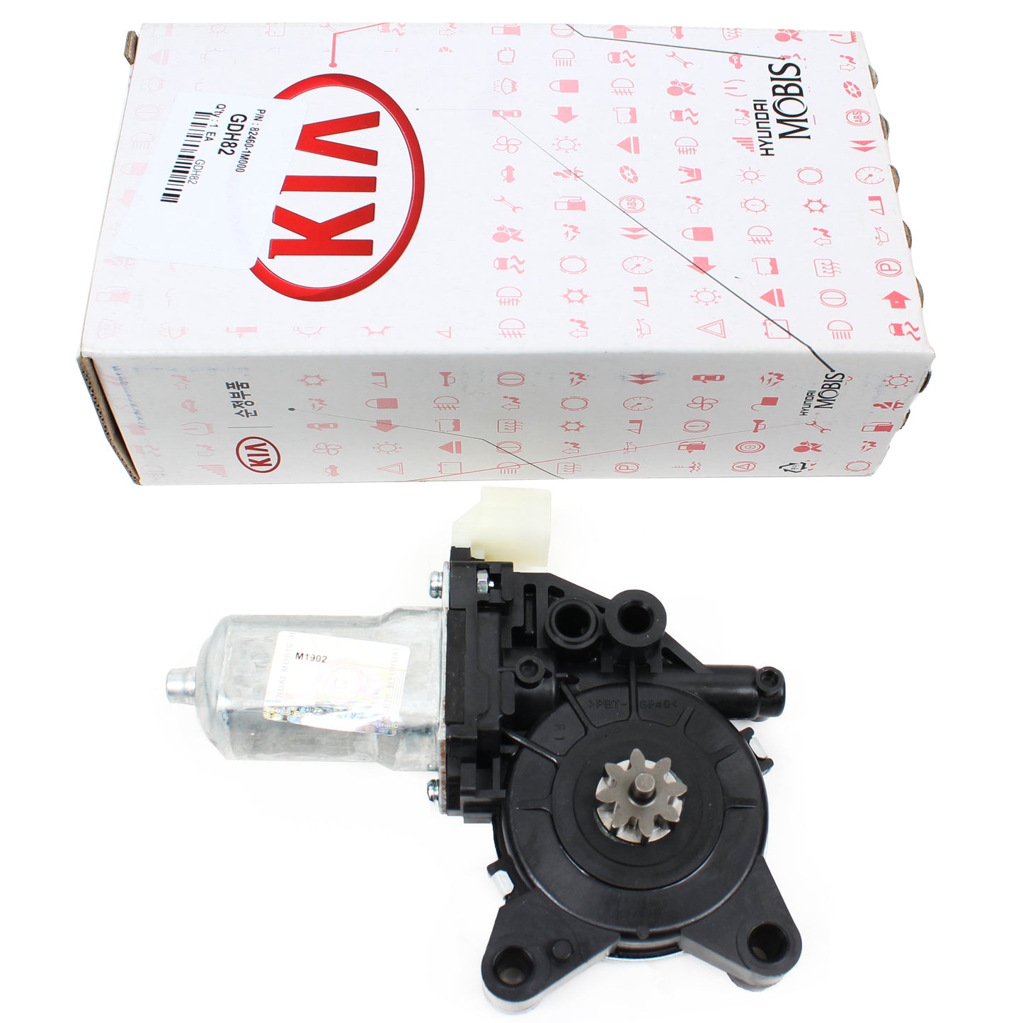 GENUINE WINDOW MOTOR FRONT PASSENGER RH for 2010-13 KIA FORTE SOUL 824601M000