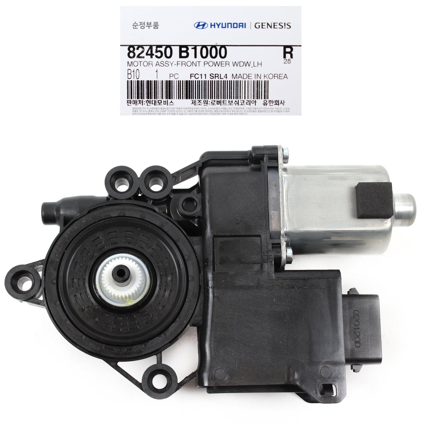 GENUINE Power Window Motor FRONT LEFT for 15-19 Hyundai Genesis G80 82450B1000