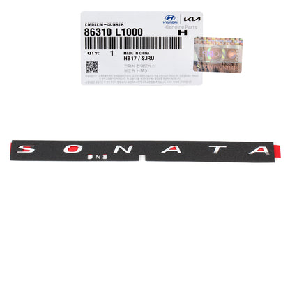 GENUINE Rear Trunk Nameplate Emblem for 20-22 Hyundai Sonata OEM 86310L1000