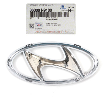 GENUINE Front Grille Emblem BLACK for 2022-2023 Hyundai Tucson 86300N9100