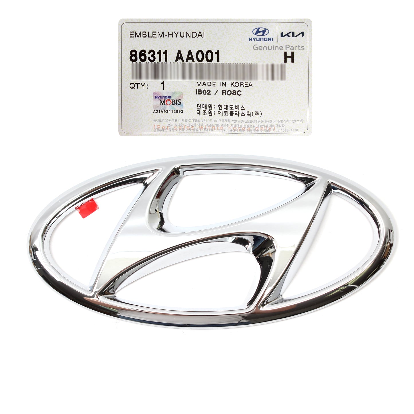 GENUINE Hyundai Grille Emblem for 2021 2022 2023 Elantra OEM 86311AA001
