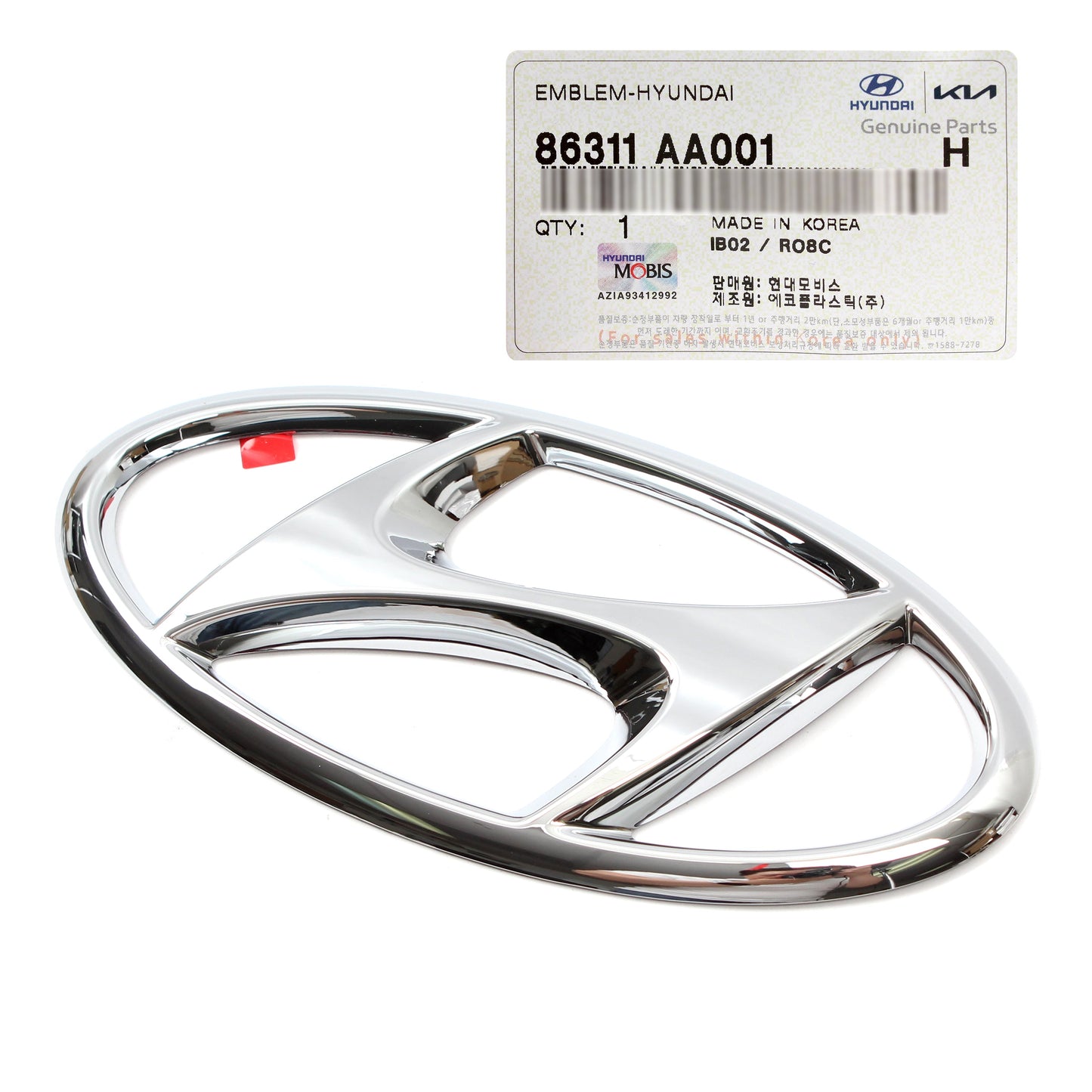 GENUINE Hyundai Grille Emblem for 2021 2022 2023 Elantra OEM 86311AA001
