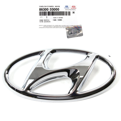 GENUINE Front Grille Emblem Symbol Mark for 16-20 Hyundai Tucson 86300D3000