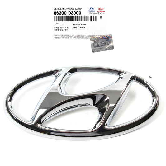 GENUINE Front Grille Emblem Symbol Mark for 16-20 Hyundai Tucson 86300D3000