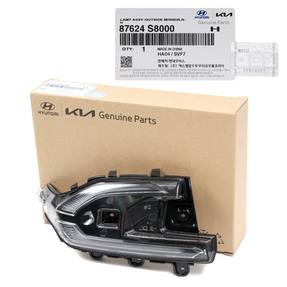 GENUINE Outside Mirror Signal Lamp RIGHT for 20-22 Hyundai Palisade 87624S8000