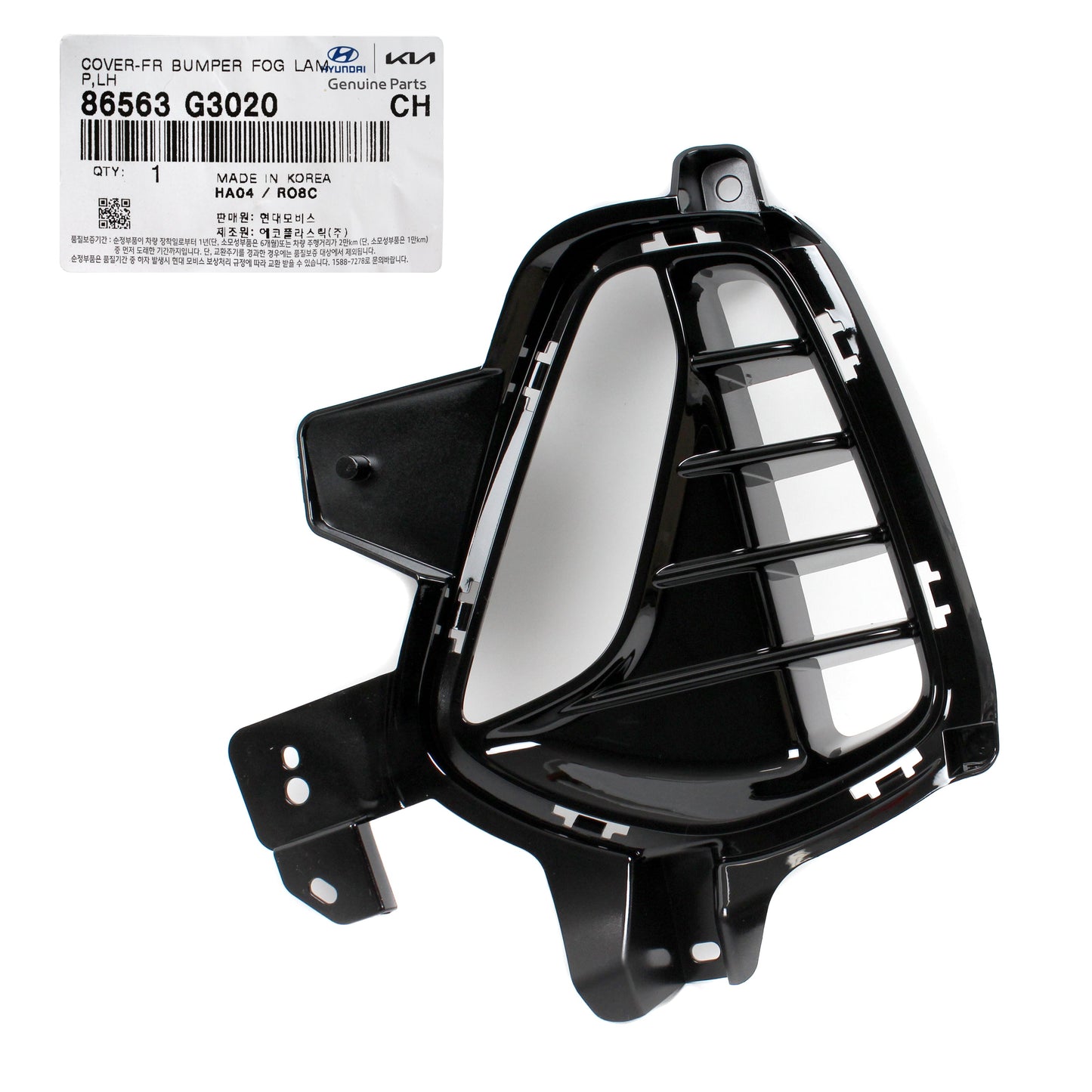 GENUINE DRL Fog Lamp & Cover LEFT DRIVER for 18-20 Hyundai Elantra GT 86563G3020