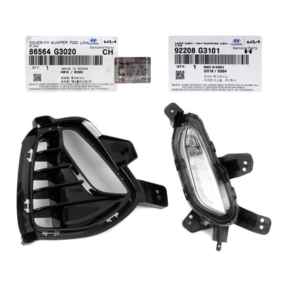 GENUINE DRL Fog Lamp & Cover RIGHT Side for 18-20 Hyundai Elantra GT 86564G3020
