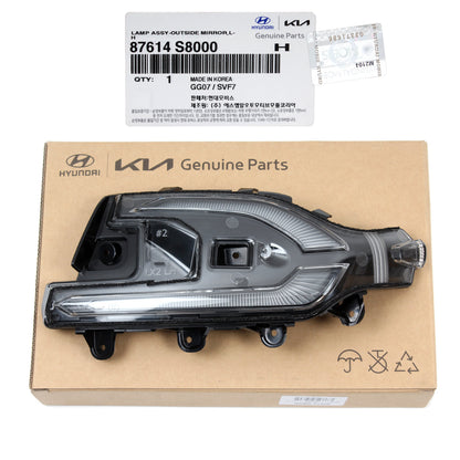 GENUINE Outside Mirror Signal Lamp LEFT for 20-22 Hyundai Palisade 87614S8000