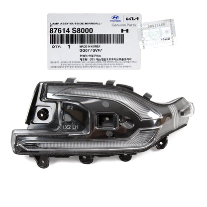 GENUINE Outside Mirror Signal Lamp LEFT for 20-22 Hyundai Palisade 87614S8000