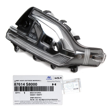 GENUINE Outside Mirror Signal Lamp LEFT for 20-22 Hyundai Palisade 87614S8000