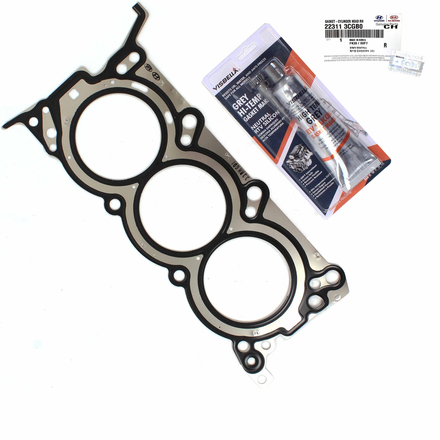 OEM Head Gasket RIGHT for 11-19 Azera Santa Fe Sedona Sorento V6 223113CGB0