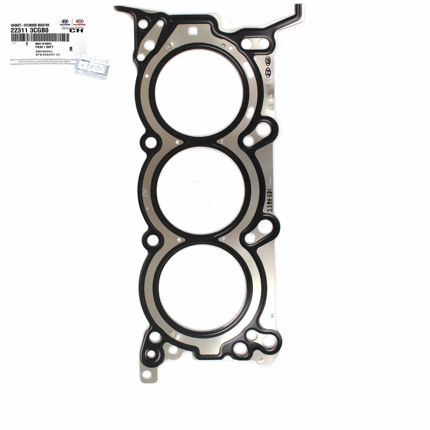 OEM Head Gasket RIGHT for 11-19 Azera Santa Fe Sedona Sorento V6 223113CGB0