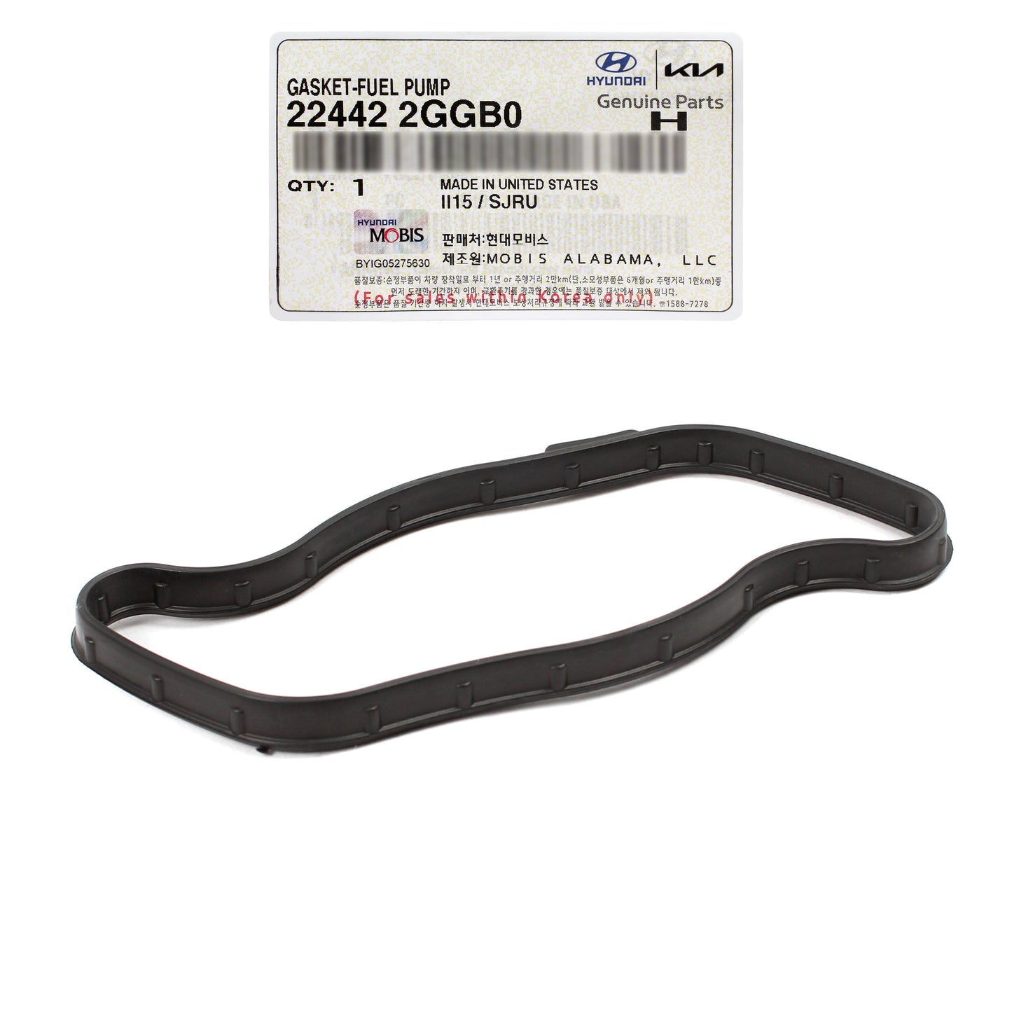 GENUINE Fuel Pump Gasket for 2015-20 Santa Fe Sonata Optima Sorento 224422GGB0