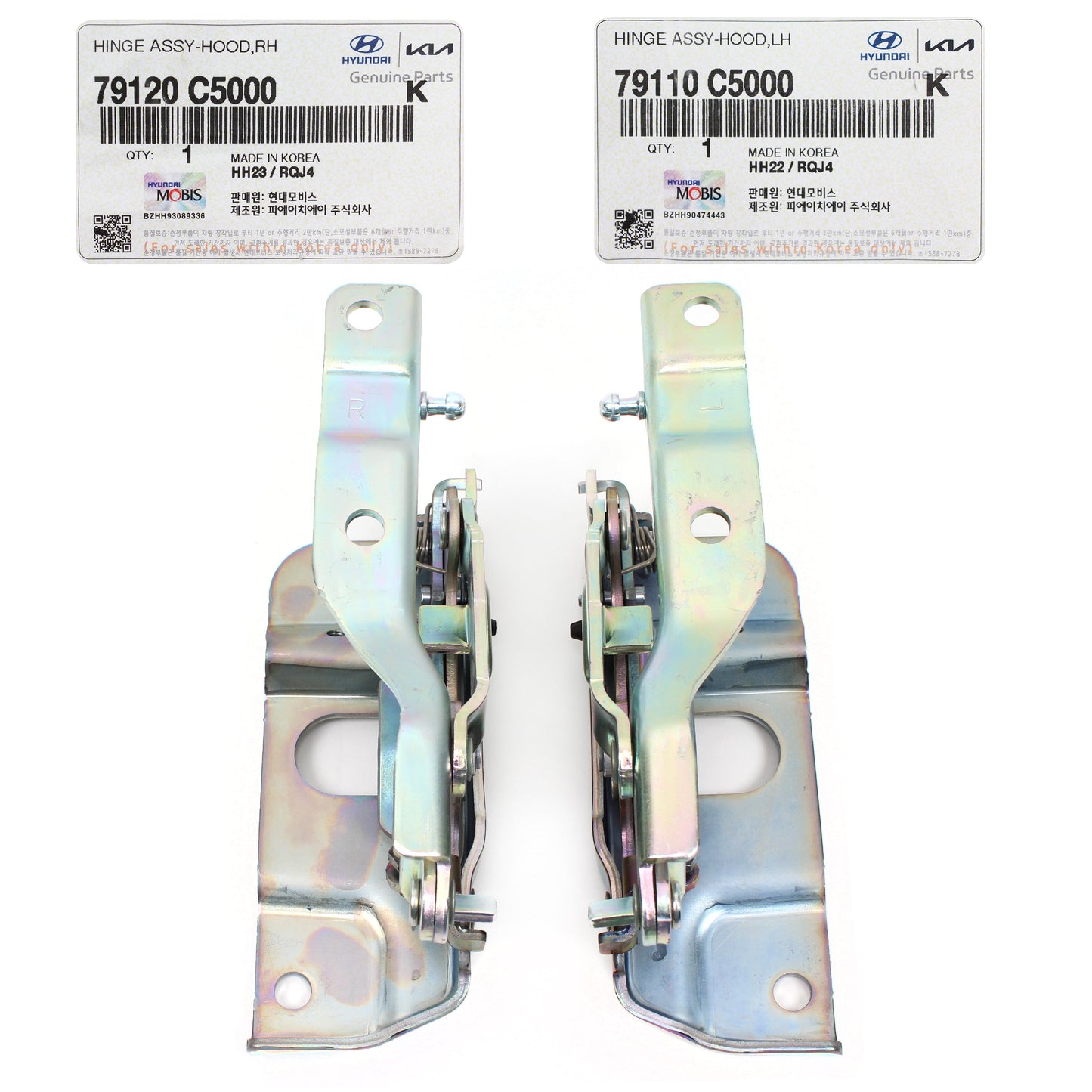 GENUINE Hood Hinge RIGHT PASSENGER Side for Kia Sorento 2016-2020 79120C5000
