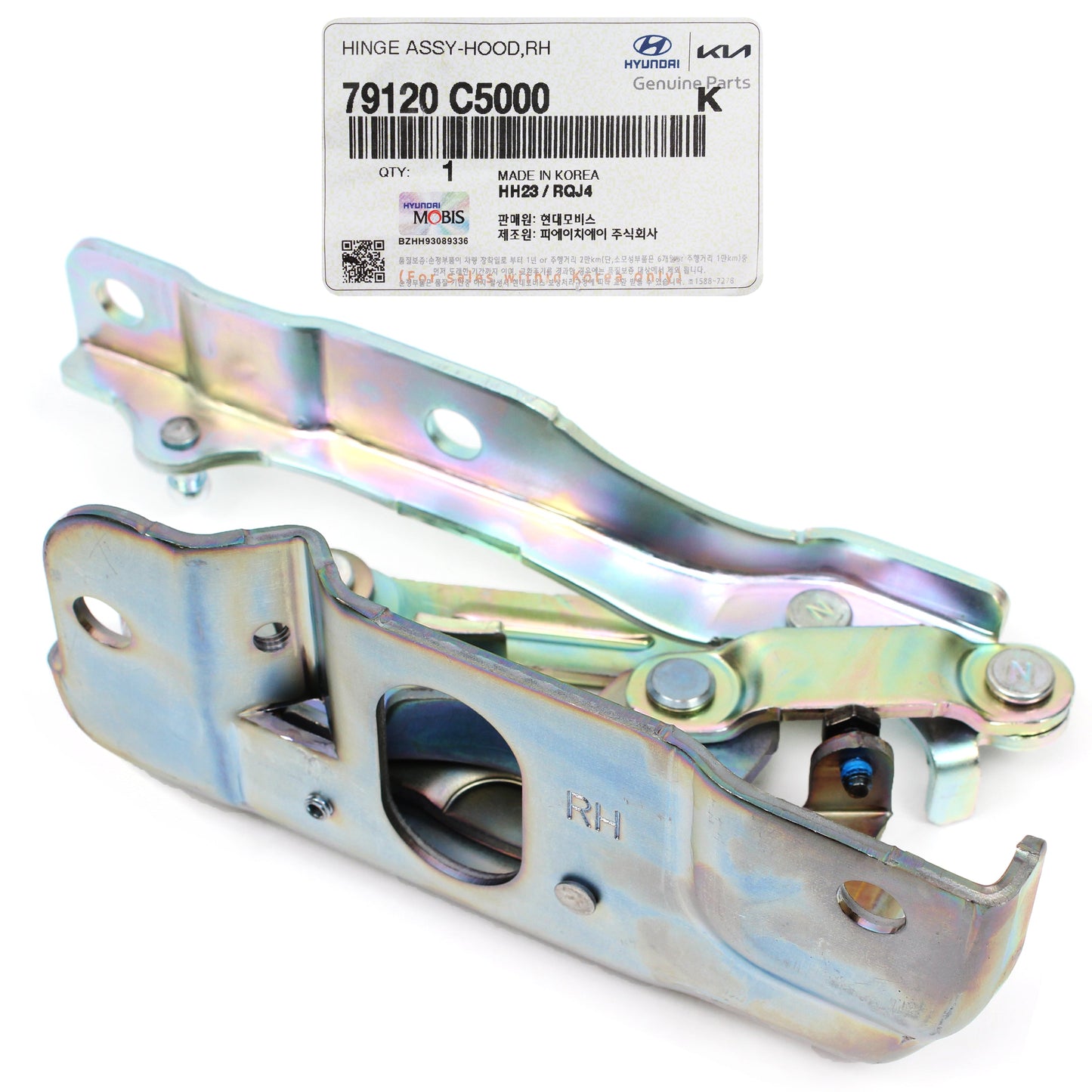 GENUINE Hood Hinge RIGHT PASSENGER Side for Kia Sorento 2016-2020 79120C5000