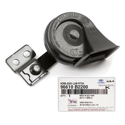 GENUINE Horn Assembly Lower Pitch for 2014-2019 Kia Soul 96610B2200