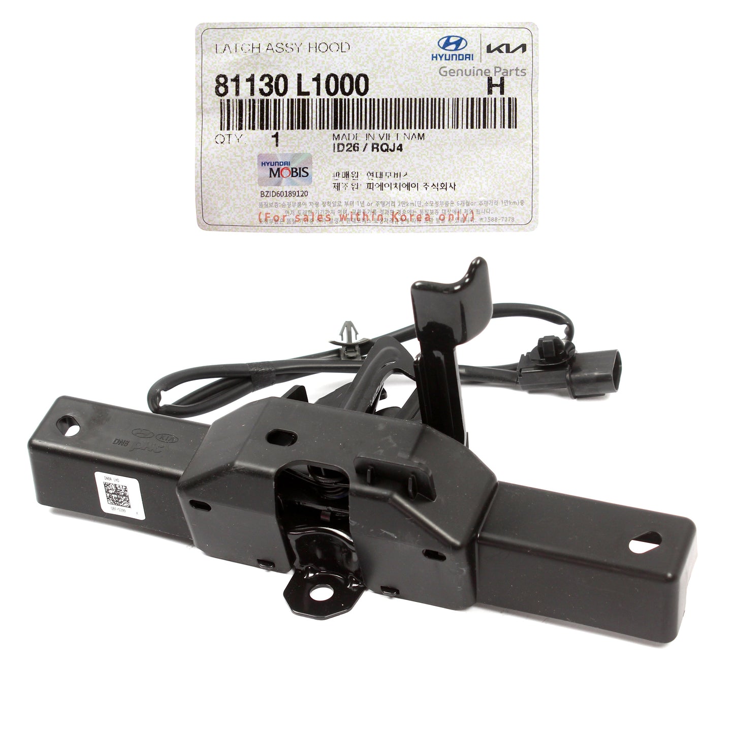 GENUINE Hood Lock Latch for 2020-2023 Hyundai Sonata 81130L1000