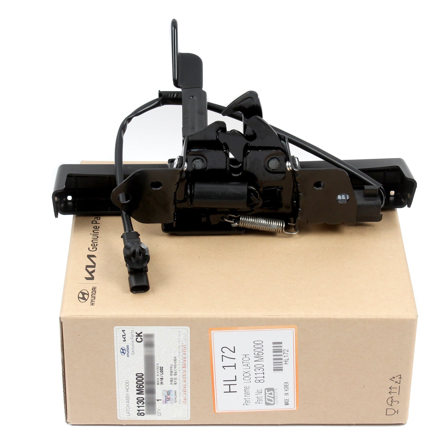 GENUINE OEM Hood Lock Latch for 2019 2020 2021 Kia Forte 81130M6000