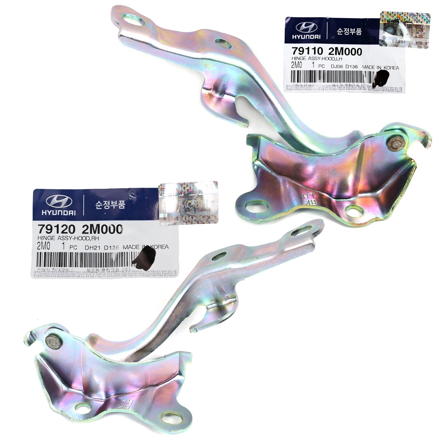 GENUINE Hood Hinge LEFT DRIVER LH for 10-16 Hyundai Genesis Coupe 791102M000