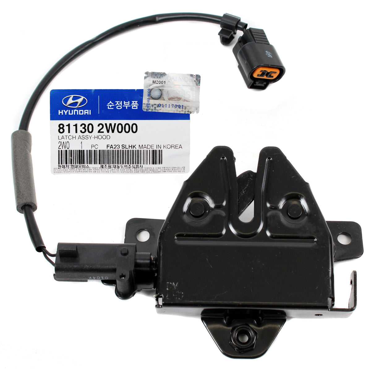 GENUINE Hyundai Santa Fe 13-19 for Hood Safety Catch & Lock Latch 811302W000