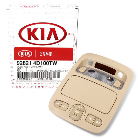 Overhead Console lamp Beige for 06-14 Entourage Kia Sedona 928214D100TW