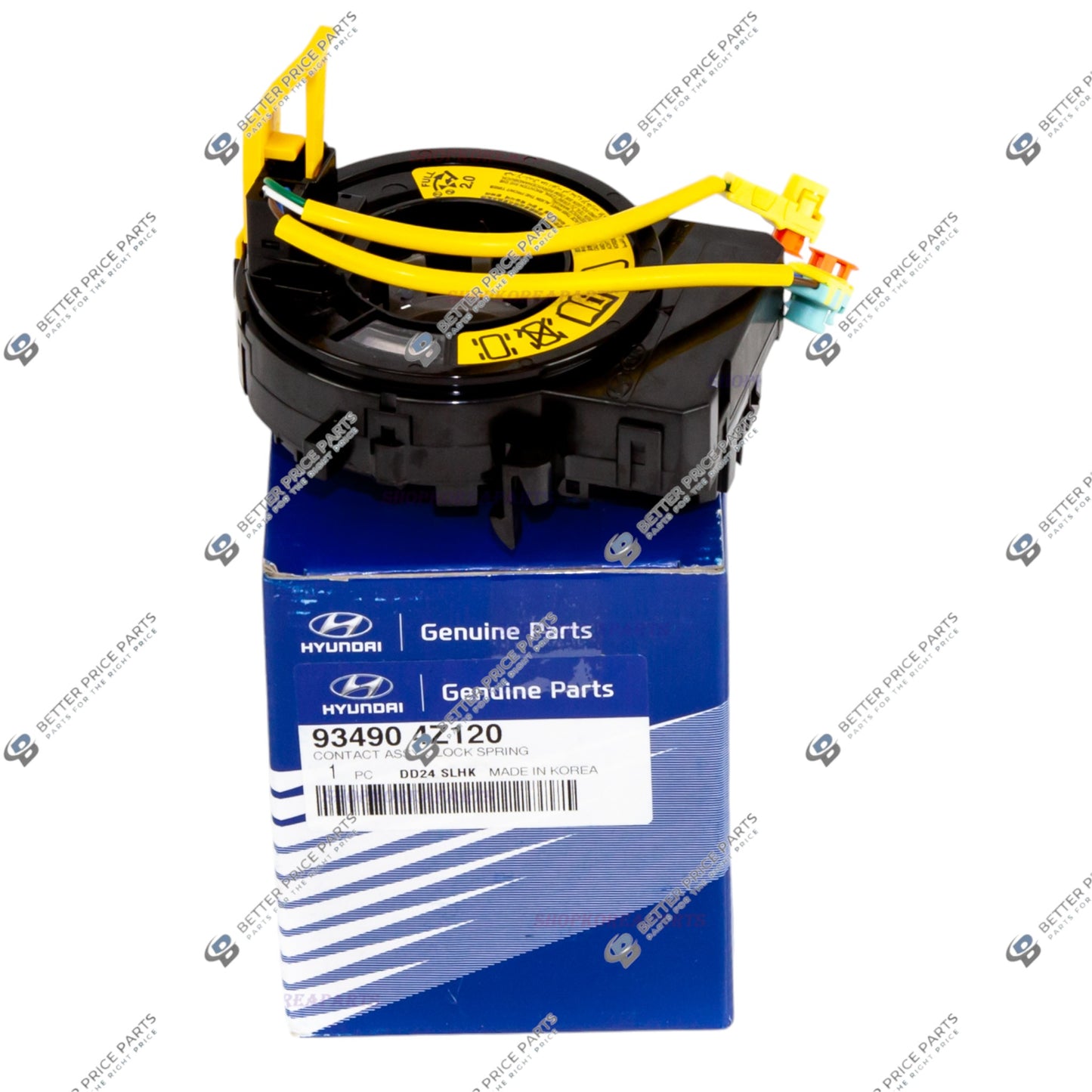 Genuine OEM Contact Clock Spring Module for 2013–2018 Hyundai Santa Fe (Without Heated Steering Wheel)