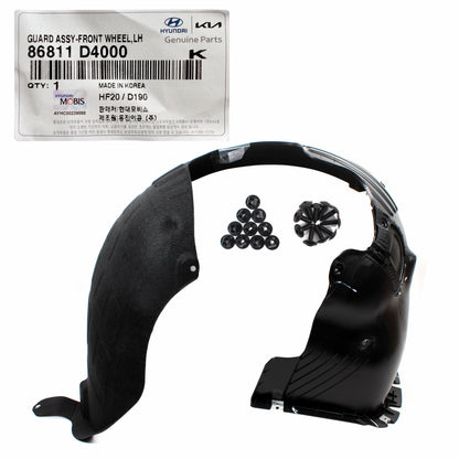 GENUINE Front Fender Liner LEFT DRIVER Side for 16-18 Kia Optima 86811D4000