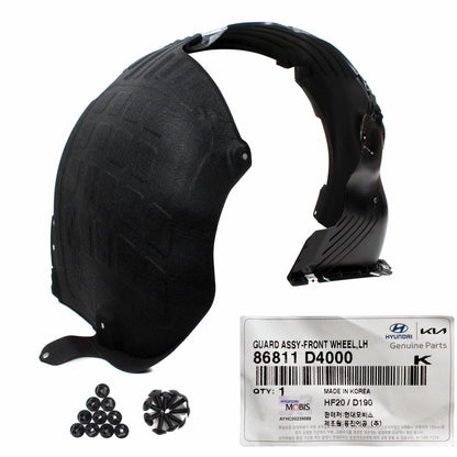 GENUINE Front Fender Liner LEFT DRIVER Side for 16-18 Kia Optima 86811D4000
