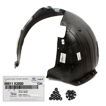 GENUINE Front Fender Liner LEFT DRIVER for 2020-2022 Hyundai Venue 86811K2000