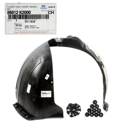 GENUINE Front Fender Liner RIGHT RH for 2020-2022 Hyundai Venue 86812K2000
