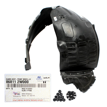 GENUINE Front Fender Liner LEFT for 2013-2016 Hyundai Santa Fe Sport 868112W000