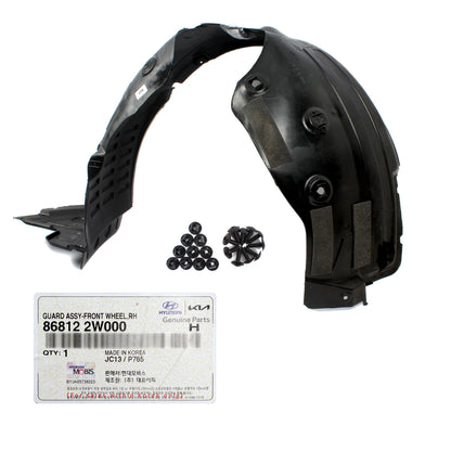 GENUINE Front Fender Liner RIGHT for 2013-2016 Hyundai Santa Fe Sport 868122W000