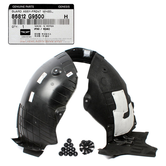 GENUINE Front Fender Liner RIGHT PASSENGER for 2022-2024 GENESIS G70 86812G9500
