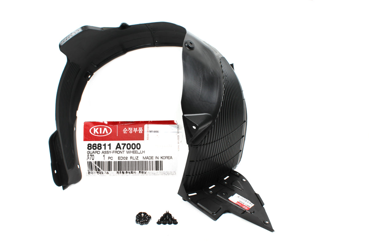 GENUINE Front Fender Liner LEFT & RIGHT for 2014-2016 KIA FORTE 86811A7000