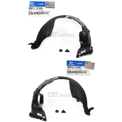 GENUINE Fender Liner FRONT LEFT DRIVER for 18-19 Hyundai Sonata 86811C1500