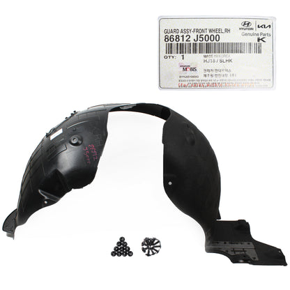 GENUINE Front Fender Liner LEFT & RIGHT for 2018-2021 Kia Stinger 86812J5000