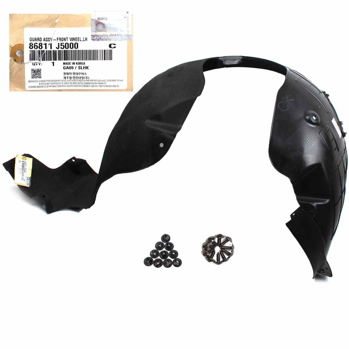 GENUINE Fender Liner FRONT LEFT DRIVER for 2018-2023 Kia Stinger 86811J5000